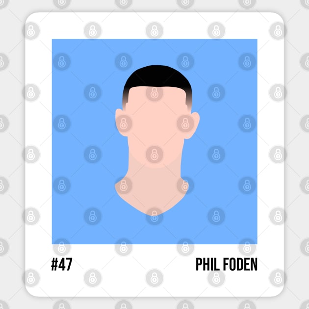 Phil Foden Minimalistic Camera Film Sticker by GotchaFace